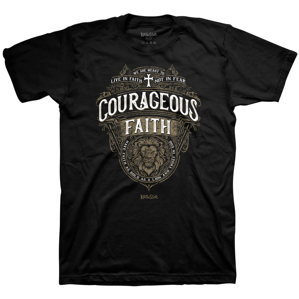 Kerusso Christian T-Shirt Courageous Faith