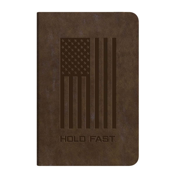 HOLD FAST Flag Brown Journal