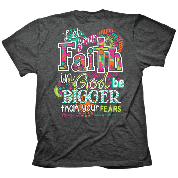 Cherished Girl Womens T-Shirt Big Faith