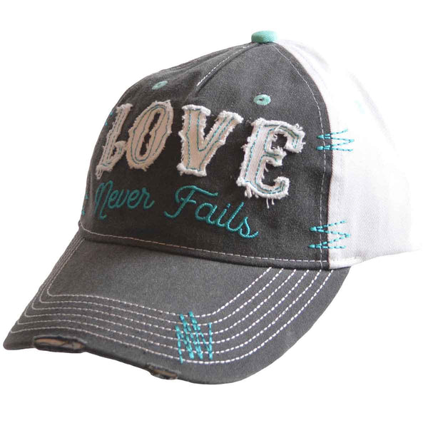 Cherished Girl Womens Cap Love Never Fails