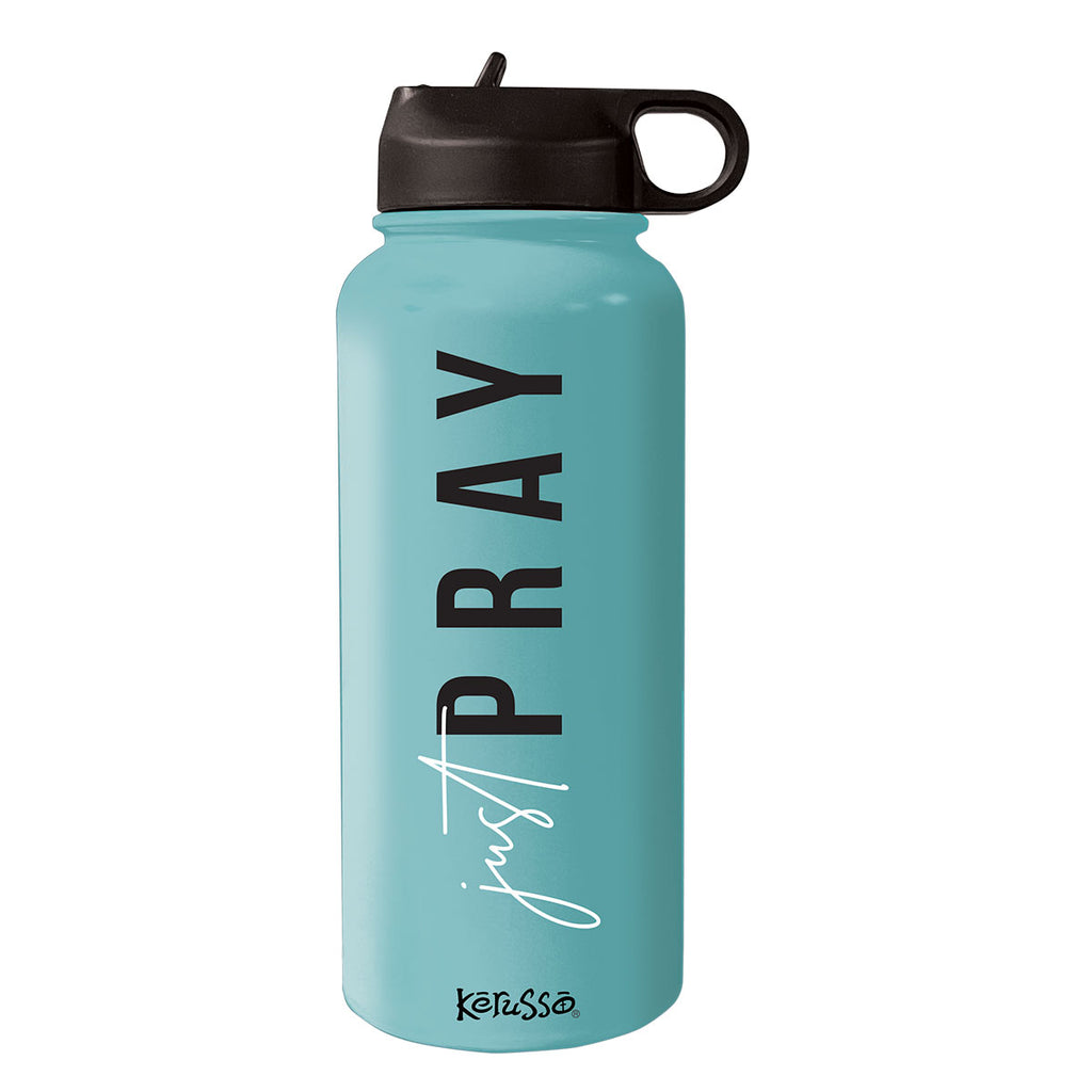 Kerusso 32 oz Stainless Steel Bottle Just Pray