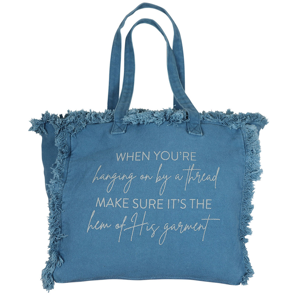 grace & truth Tote Bag Hem Of His Garment