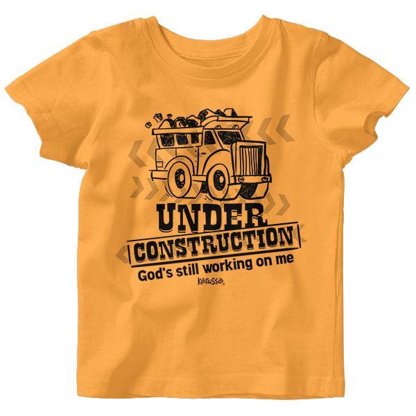 Yellow Jeremiah 29:11 ‘Under Construction’ Baby Christian T Shirt