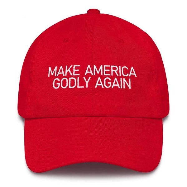 Red 2 Chronicles 7:14 MAGA 'Make America Godly Again' Cotton Hat