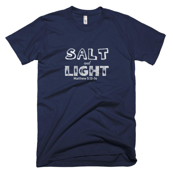 Shirts Navy / XS Matthew 5:13-14 'Salt and Light' Men's T-Shirt