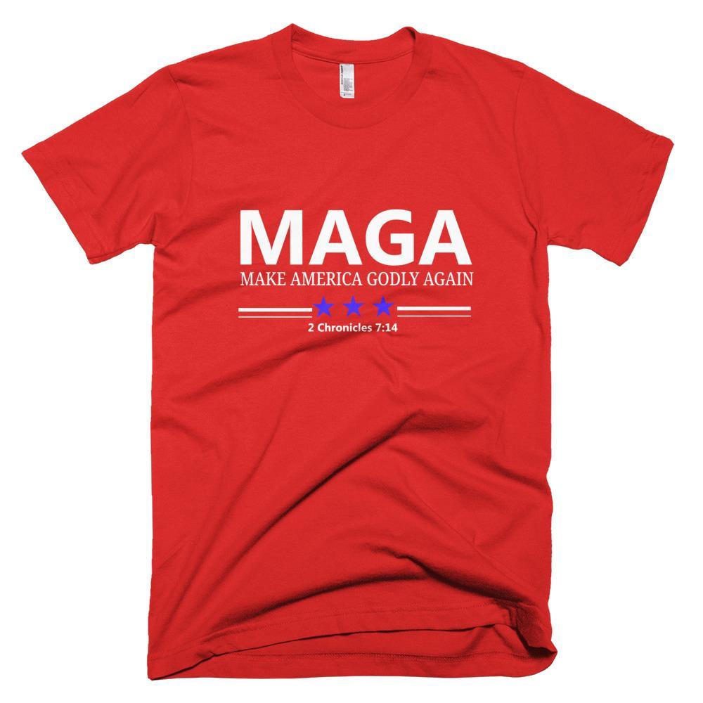 T-shirt XL / Red 2 Chronicles 7:14 'Make America Godly Again' MAGA T-Shirt